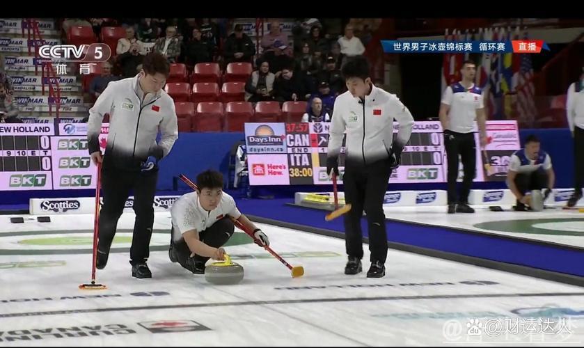 世锦赛男子冰壶:中国对阵捷克 世锦赛男子冰壶:中国对阵捷克